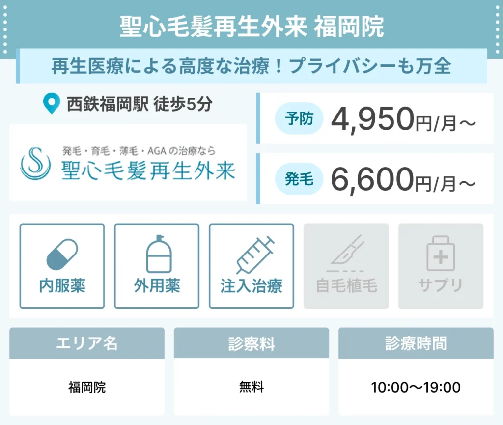 聖心毛髪再生外来
